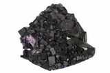 Dark Purple Cubic Fluorite Crystal Cluster - China #149297-2